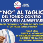 Petizione Italia Viva contro taglio governativo a fondo contro disturbi alimentari