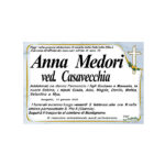 Necrologio Anna Medori