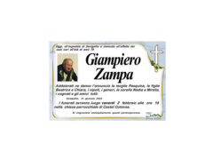 Necrologio Giampiero Zampa