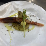 Ristorante Tajamare - Crudité di crostacei su tortino di patate con tartufo nero