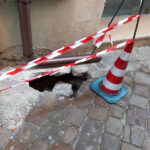 Manutenzione stradale necessaria in centro a Senigallia