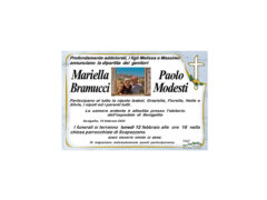 Necrologio di Mariella Bramucci e Paolo Montesi