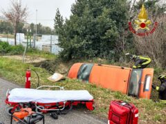 Automobile finita fuori strada a Trecastelli