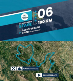 Tirreno Adriatico 2024 - Sesta tappa Sassoferrato - Cagli (Monte Petrano)