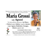 Necrologio Maria Grossi