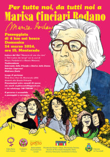 In memoria di Marisa Cinciari Rodano: passeggiata a Monterado il 24 marzo 2024
