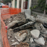 Cantiere aperto su viale Anita Garibaldi