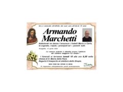 Necrologio di Armando Marchetti