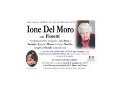 Necrologio di Ione Del Moro