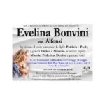 Necrologio di Evelina Bonvini