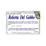 Necrologio Roberta Del Gobbo