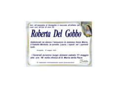 Necrologio Roberta Del Gobbo