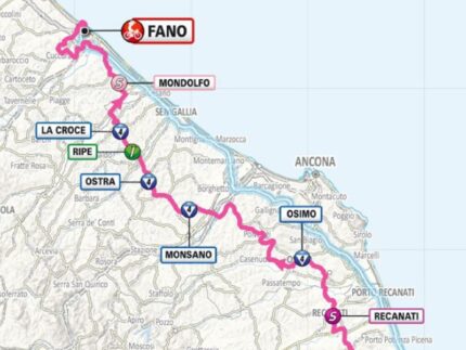 Parte finale della 12esima tappa del Giro d'Italia 2024