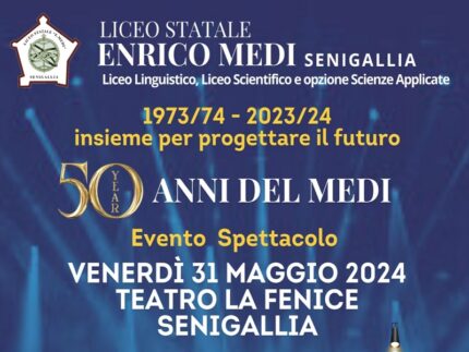 Evento al teatro La Fenice per i 50 anni del Liceo "Medi"