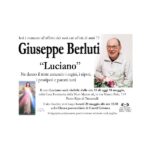 Necrologio di Giuseppe Berluti "Luciano"
