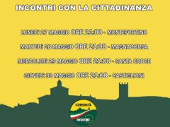 Incontri con la cittadinanza promossi dalla lista "Comunità insieme"