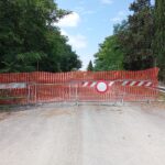 Ponte chiuso su strada della Chiusa tra Cannella e Vallone
