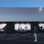 Gigantografie di Lorenzo Cicconi Massi al Palasport di Corinaldo