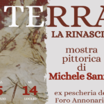 Locandina della mostra "Terra" di Michele Sanna