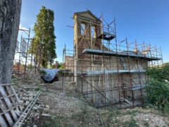 Restauro chiesa Madonna del Piano a Osteria di Serra de' Conti