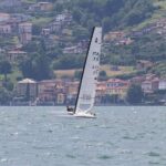 Francesco Mainero, atleta dell'Associazione Velica Senigallia al Campionato Nazionale Svizzero di Vela