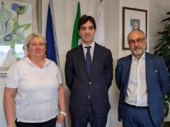 Milena Bertani, Francesco Acquaroli e Massimo Bello