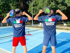 Alex Zacchilli e Federico Solazzi, atleti di pickleball della Polisportiva Senigallia