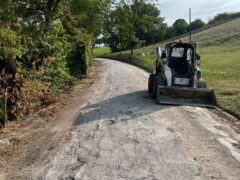 Lavori rifacimento via Pioli tra Ostra e Ostra Vetere