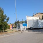 Giostre a ridosso delle abitazioni a Casine di Ostra