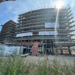 Blitz attivisti Arvultùra al cantiere edile alle ex colonie Enel