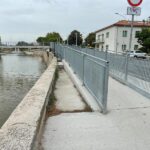 Passerella ciclopedonale provvisoria sul Misa