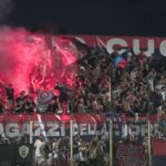 La curva nord dello stadio Bianchelli