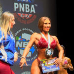Giulia Fuligna ai campionati nazionali di bodybuilding NBFI