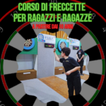 Corso di freccette per ragazzi e ragazze organizzato dall'ASD Gallica Dart