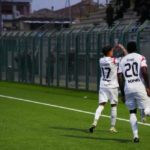 Antonio Ferrara festeggia il gol