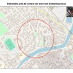 Area interessata dalla disinfestazione dopo il caso di dengue riscontrato a Senigallia