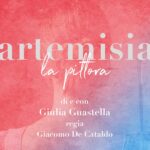 Locandina dello spettacolo "Artemisia la pittora"