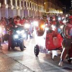Babbi Natale in moto