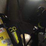 Incendio in appartamento a Trecastelli