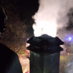 Canna fumaria a fuoco a Corinaldo