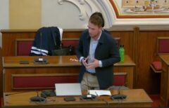 Dario Romano in Consiglio Comunale