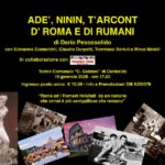 Locandina dello spettacolo "ADE’, NININ, T’ARCONT’ D’ ROMA E DI ROMANI"
