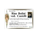 Necrologio di Rina Bedini