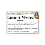 Necrologio di Giovanni Messersì