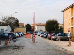 Nuova sbarra installata presso il parcheggio dell'ospedale di Senigallia
