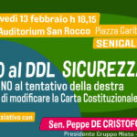 No al DDL Sicurezza - Incontro a Senigallia
