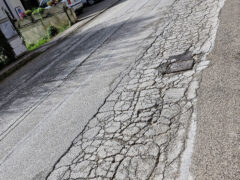Strada provinciale 18 pericolosa a Ostra