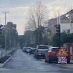 Lavori stradali in viale Anita Garibaldi