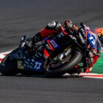 Simone Saltarelli in gara a Misano Adriatico