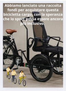 Raccolta fondi per l'acquisto di una bicicletta Cargo